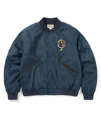 THISISNEVERTHAT THISISNEVERTHAT GD Dancing Bears Baseball Jacket Blue
