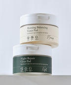 NOAV Noave Morning Balancing Toner Pads 100 sheets 200ml + Night Repair Clear Toner Pads 70 sheets 250ml