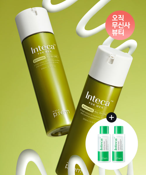 MAKEPREM [2pack] Inteca For Men Soothing All-in-One 200ml