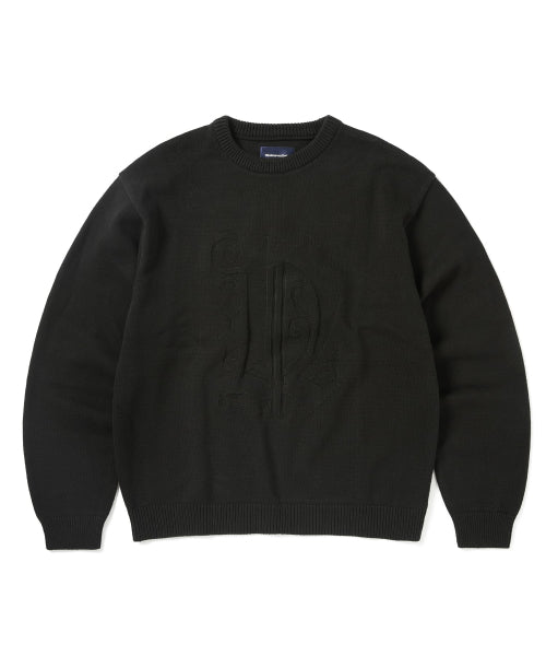 THISISNEVERTHAT THISISNEVERTHAT Fortuna N-Logo Sweater Black