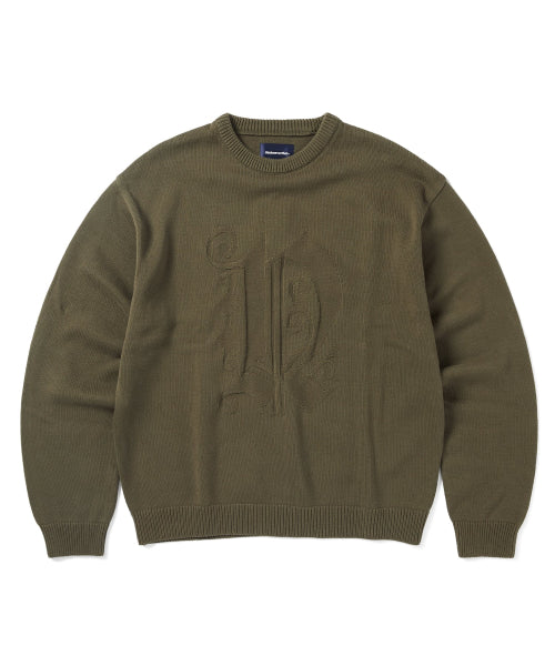 THISISNEVERTHAT THISISNEVERTHAT Fortuna N-Logo Sweater Olive