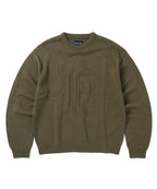 THISISNEVERTHAT THISISNEVERTHAT Fortuna N-Logo Sweater Olive