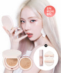 ESPOIR ESPOIR Bigelow Volume Cushion (Main Product + Refill) + Gift: Mini Foundation #Wedding Peach + 2 Bigelow Puffs