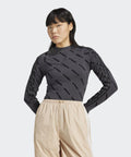 ADIDAS ADIDAS Mono Long Sleeve Top - Charcoal