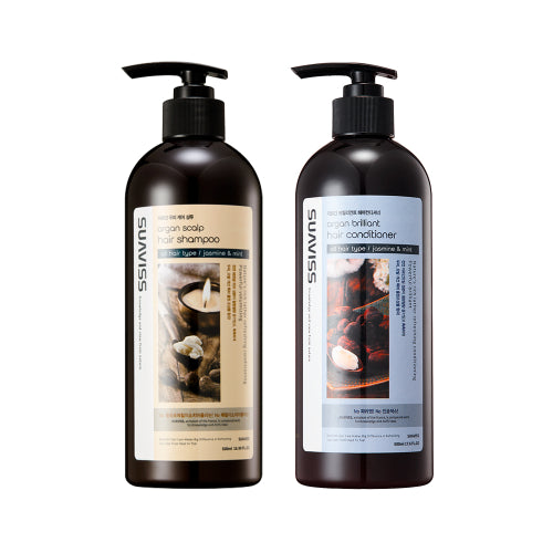SUAVISS Argan Shampoo & Conditioner 500ml Set