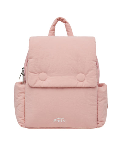 EMIS Nylon Padded Backpack - Pink