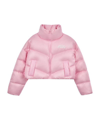 DUCK DOWN CROPPED PADDING-PINK