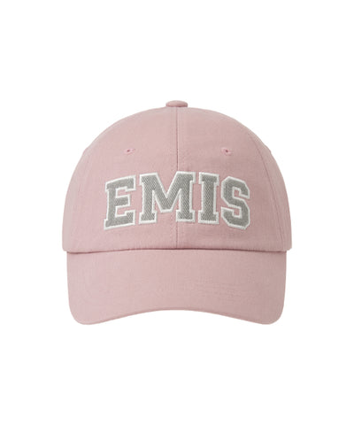EMIS TWILL CAPITAL LOGO BALL CAP-PINK