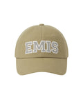 EMIS EMIS TWILL CAPITAL LOGO BALL CAP - BEIGE