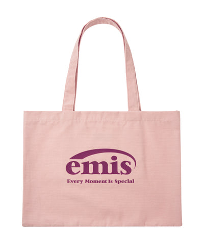 EMIS CORDUROY ECO BAG-PINK