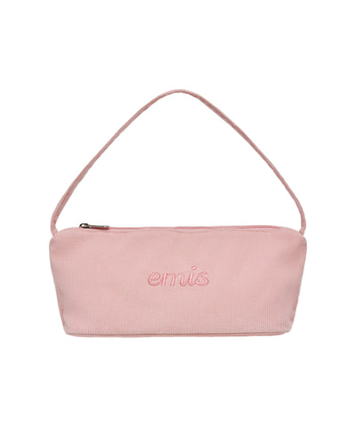 EMIS CORDUROY DAILY LONG HOBO BAG