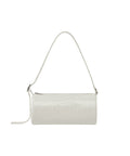 EMIS EMBOSSED BARREL BAG-IVORY