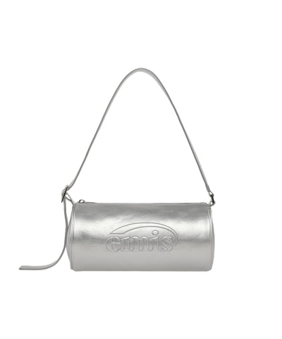 EMIS Embossed Barrel Bag - Silver