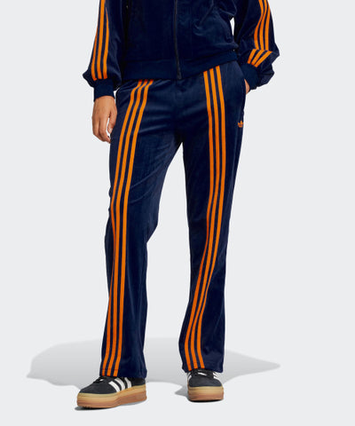 ADIDAS 70s Velor Track Pants - Navy:Orange