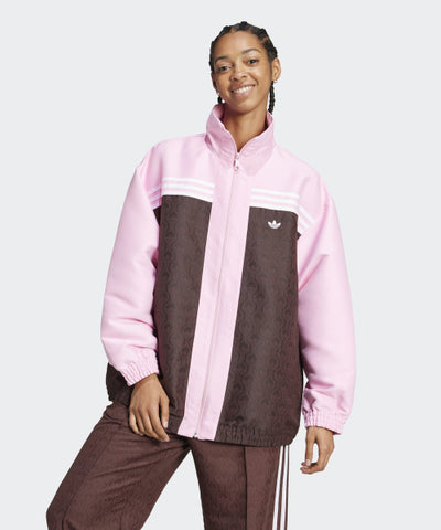 ADIDAS 70s Oversized Track Jacket - Pink