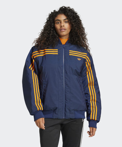 ADIDAS 70s Reversible Bomber Jacket - Navy: Orange