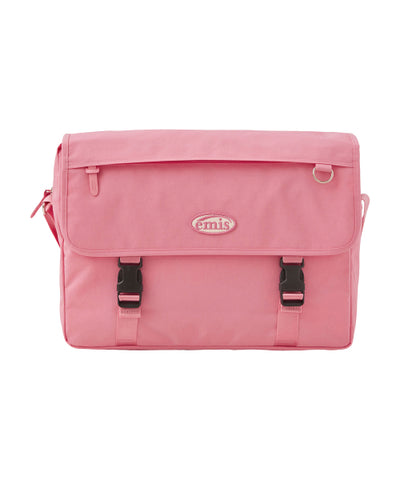 EMIS Nylon Messenger Bag - Pink