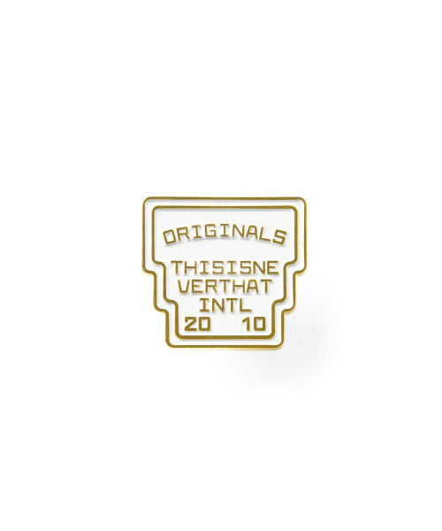 THISISNEVERTHAT THISISNEVERTHAT Souvenir Pin Off White