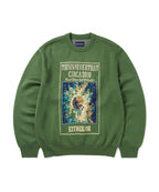 THISISNEVERTHAT THISISNEVERTHAT Basketball Hoop Knit Sweater Green