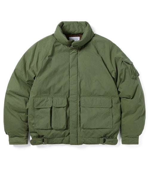 THISISNEVERTHAT THISISNEVERTHAT Multi Pocket Down Jacket Green