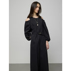 DEWL DEWL Jumpsuit Cut-out Volume Sleeve