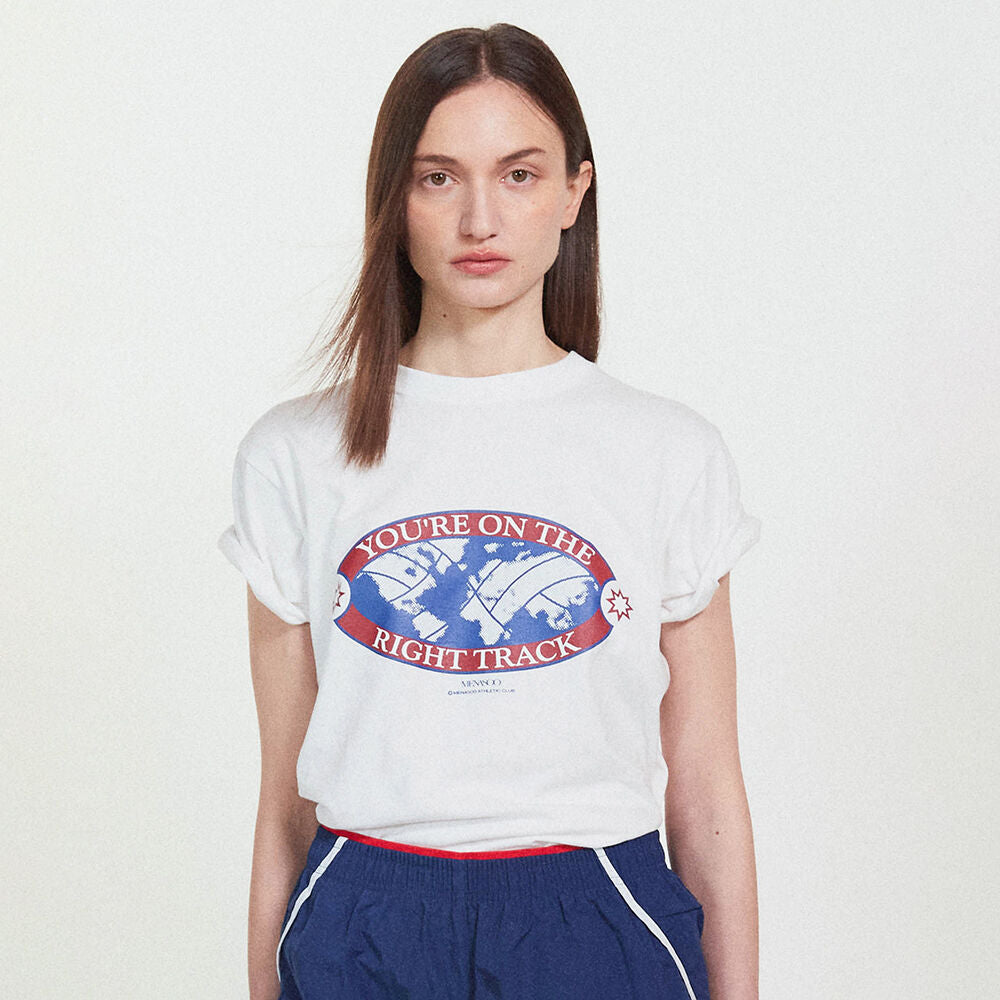 MENASOO Right Track T Shirt_White