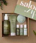 JUNGSAEMMOOL [Gift packaging] Salonjib Shampoo & Treatment Duo (home clinic trial kit + shampoo brush provided)