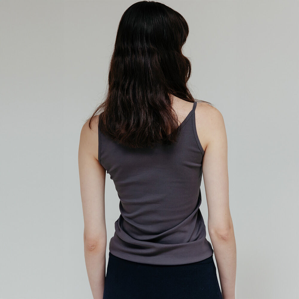 RRACE [2nd reorder] 90s U-Neck Sleeveless_Charcoal