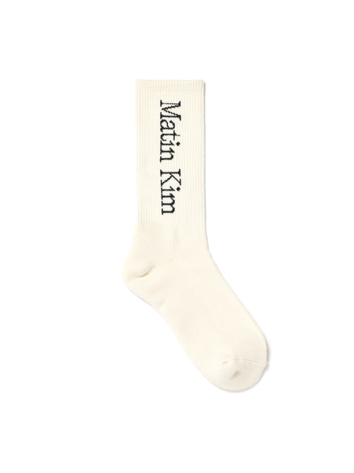 MATIN KIM MATIN KIM Activity Socks Ivory