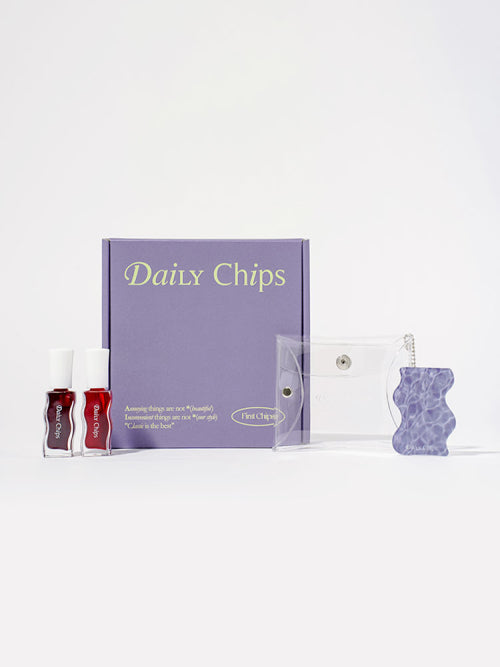 DAILYCHIPS DAILYCHIPS Lip Tint 2 Pack (Wave Mirror + PVC Pouch)