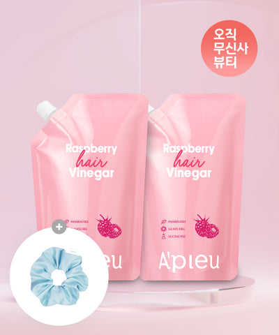 [2 units] Raspberry hair vinegar (refill) 400ml*2