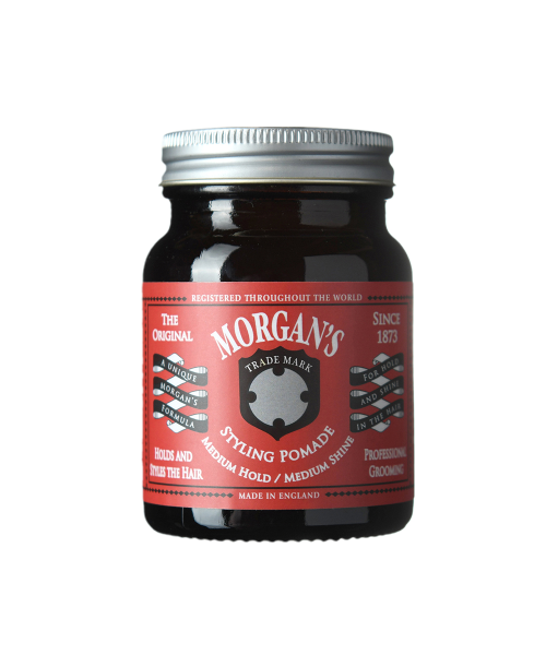 MORGAN'S POMADE Medium Hold Medium Shine Styling Pomade [Red Label]