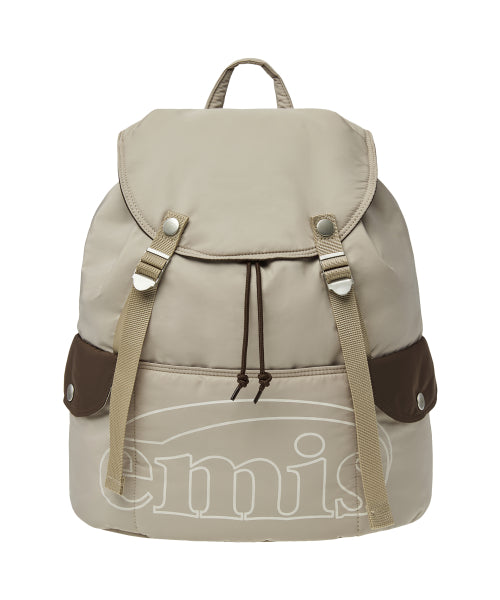 EMIS EMIS OUT LINE LOGO BACKPACK Beige