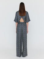 EENK EENK WENEZ Wide Pants - Navy Multi