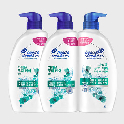 Itchy scalp shampoo 850ml x 2 + treatment 850ml x 1