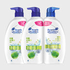 HEAD&SHOULDER Apple Fresh Shampoo 850ml x 2 + Treatment 850ml x 1