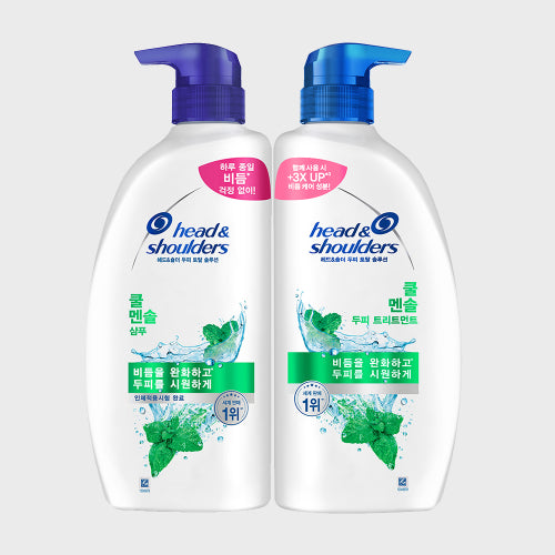 HEAD&SHOULDER HEAD&SHOULDER Cool Menthol Shampoo + Treatment 850ml