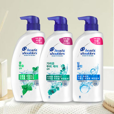 Itchy, cool menthol, deep clean shampoo 850ml (3 total)