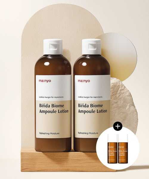 Ma:nyo Bifida Biome Ampoule Lotion 300mlx2 (+ Bifida Skin Barrier Ampoule 16ml provided)