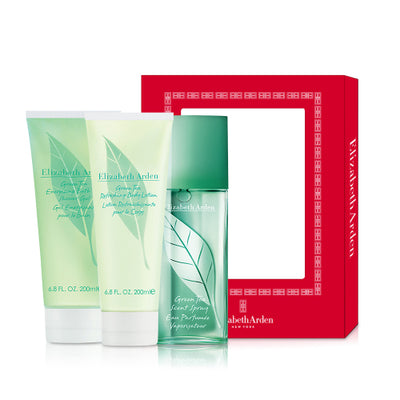 [3PACK] Green Tea Scent Spray EDC 100ml + Green Tea Refreshing Body Lotion 200ml + Green Tea Refreshing Bath & Shower Gel 200ml