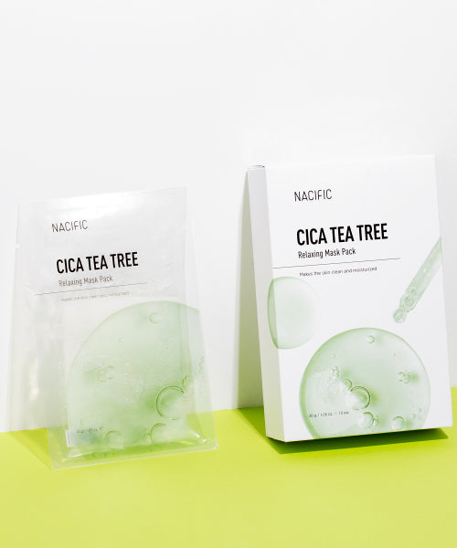 NACIFIC NACIFIC Cica Tea Tree Relaxing Mask Pack 10 sheets