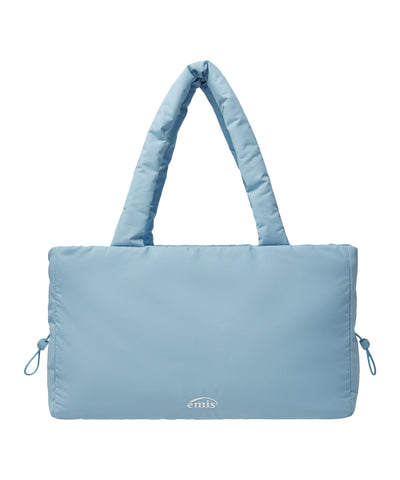 EMIS PUFFER STRING TOTE BAG-SKY BLUE