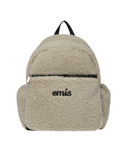 EMIS EMIS Shearling Backpack Beige