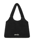 EMIS SHEARLING SHOULDER BAG-BLACK