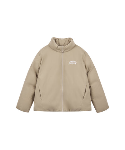 EMIS Folding Neck Down Jacket - Beige