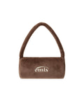 EMIS EMIS FUR CYLINDER BAG-BROWN