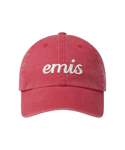 EMIS Vintage Pigment Ball Cap - Red