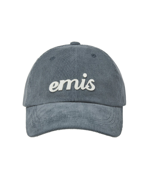 EMIS EMIS Applique Corduroy Ball Cap - Ash Blue