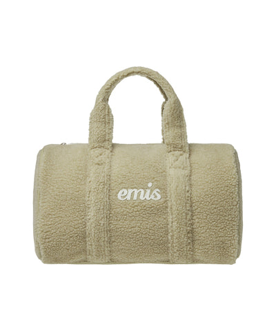 EMIS Shearling Duffle Bag - Beige