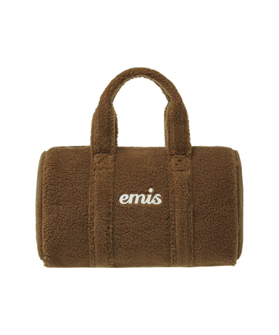 EMIS Shearling Duffle Bag - Brown